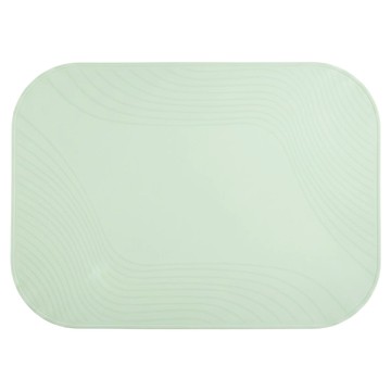 SiliPot 鉑金矽膠餐桌墊 清洗後易乾 可捲起收納  薄荷綠  375 x 280 x 1.5mm  1個