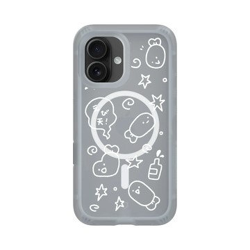 iPhone 16 AirX 流變灰 - 瘋狂眼珠 Crazy Eyes - 炸蝦星空漫遊