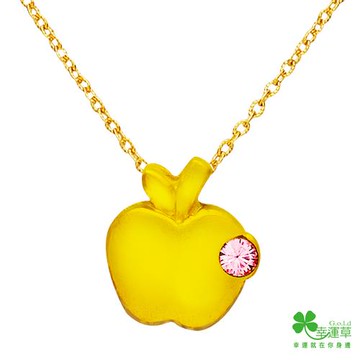 幸運草 孩子氣 純金鍊墜 (預購)