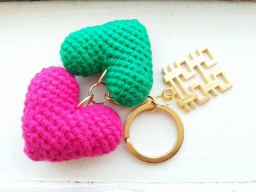 【Wedding】心囍鑰匙圈-雙心版