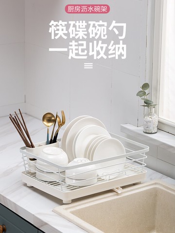 日系廚房水槽置物架碗架瀝水架碗柜碗碟瀝水籃晾放碗筷餐具收納盒