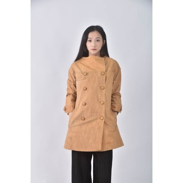 (F) naueuie純棉黃色外套二手衣