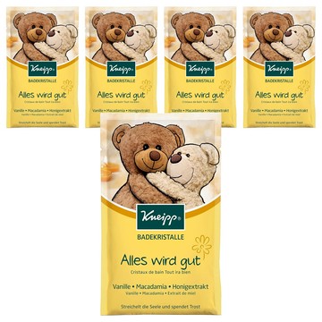 Kneipp 克奈圃 Alles Wird Gut 香草蜂蜜浴鹽  60g  5包