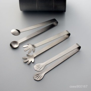 低價下殺🤩北歐創意小手掌零食可愛薯片防滑冰夾子不銹鋼迷你食物廚房方糖夾 9IYU