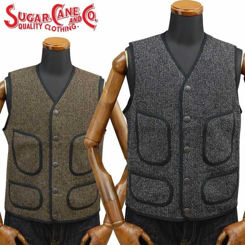 シュガーケーンSUGARCANE ビーチクロスベストBEACH CLOTH VEST 