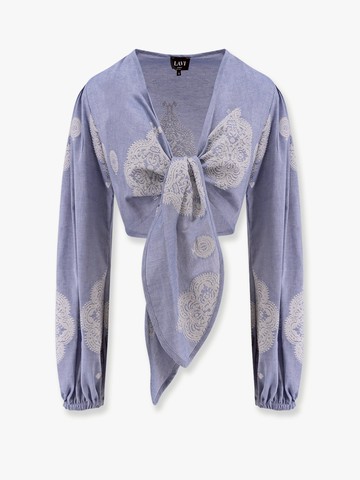 Bucaneve cotton blend shirt with embroidery - LAVI - gender_Woman