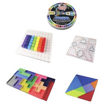 資優數學 30種智力遊戲 Set 系列5  我最棒挑戰版 上  1組