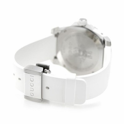 レディース　GUCCI アナログ時計 シルバー/ホワイト盤 楽天市場】グッチ 時計 ダイヴ 40mm スイス製 クオーツ メンズ