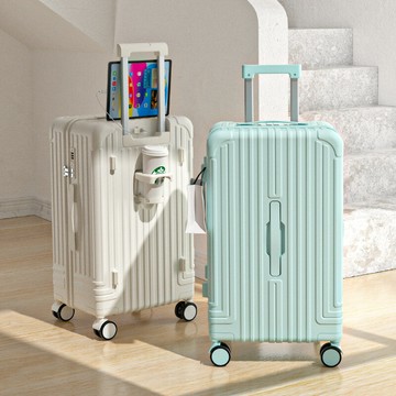 行李箱 拉桿箱 超大容量三七開密碼行李箱26寸女拉鏈旅行箱男結實耐用加厚萬向輪「限時特惠」