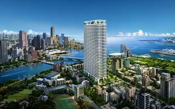 ﹝預售﹞平轉港灣1號院面愛河首排高樓層二房｜高雄市鹽埕區大智路