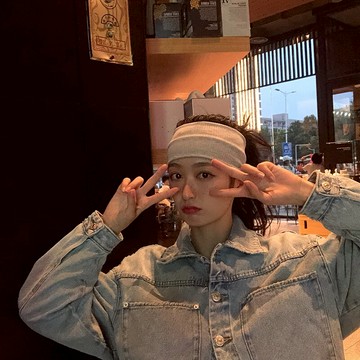 網紅寬邊束發帶女洗臉韓版ins簡約外出運動少女復古純色頭帶頭飾1入