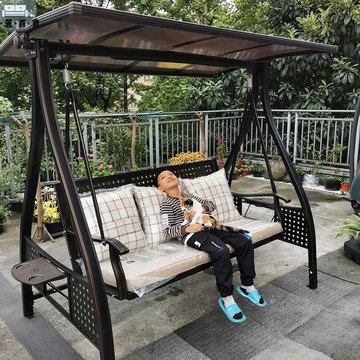 附發票/免運 鞦韆 吊椅 庭院椅 戶外椅 秋千戶外庭院家用吊椅雙人搖椅室內兒童室外陽臺成人椅鐵藝蕩秋千工廠現貨直銷 售後保障 全館九折 店長新品推薦 5m1114