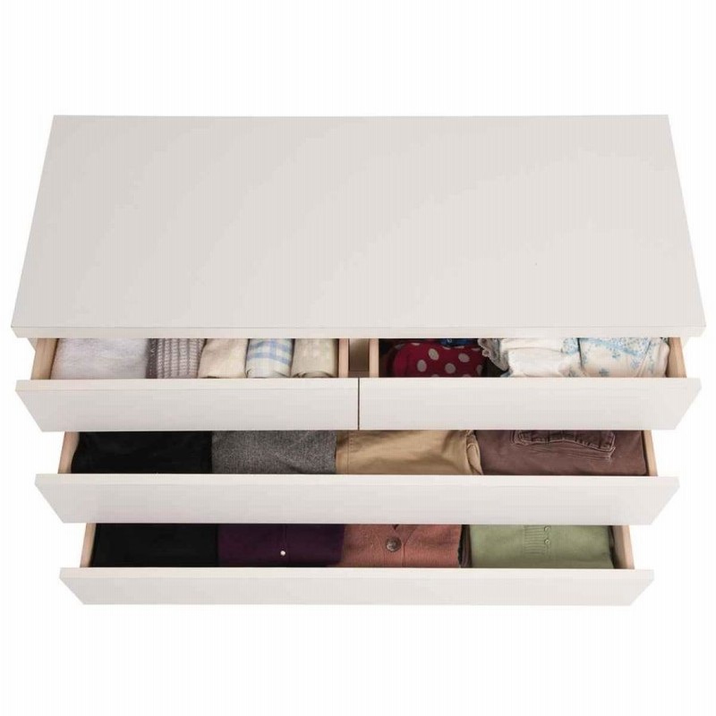 クローゼット収納 タンス 幅99.5cm 3段 奥行40cm キャスター付 日本製 （ クローゼット 押入れ 収納 押入れ収納 完成品 組立不要 すぐ使える 国産 ）