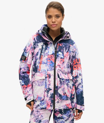 Superdry Women's Ski Ultimate Rescue Jacket Purple Size: 6