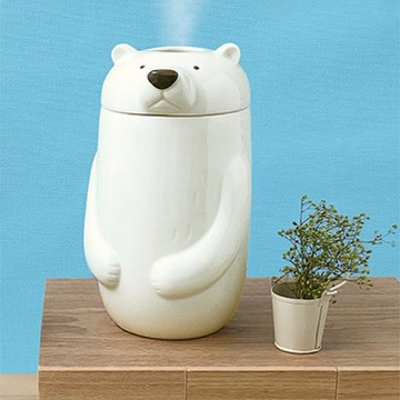 日本Decole 電動加濕器 - 濕潤小白熊
