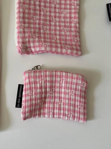 Gauze Clutch Bag [Red Pink]