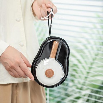 陶瓷旅行茶具套裝簡約一壺二杯日式北歐快客杯泡茶壺便攜式收納包