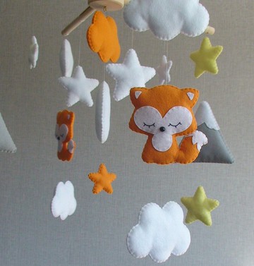 嬰兒手機，林地狐狸手機，狐狸嬰兒手機，山地嬰兒床手機