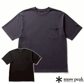 【Snow Peak】男女 中性 New Standard Pocket 新標準口袋短袖上衣/ NSD-TS-25AU001