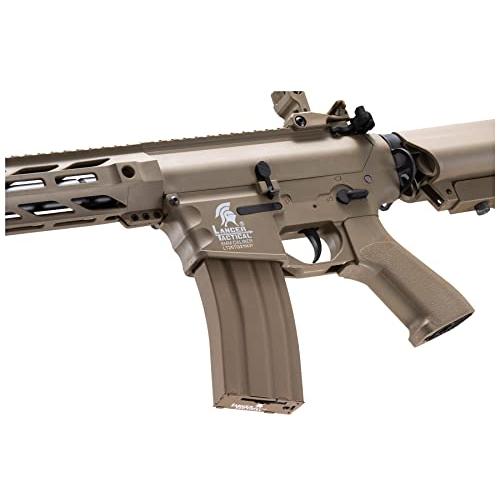 ランサーTactical Gen SPR Interceptor LT-25 AEG Aerosoft Gun, Tan, High FPS (LT-25TL-G2)