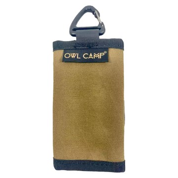 OWL CAMP 鑰匙包 X-PAC 布料  10.7 x 7.5cm  沙色