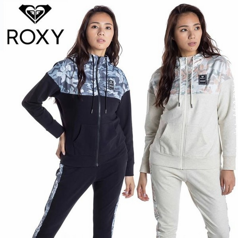 ロキシー Roxy スウェットパーカー レディース Uvカット パーカー Flower Camo Zip Rzp1543 通販 Lineポイント最大0 5 Get Lineショッピング