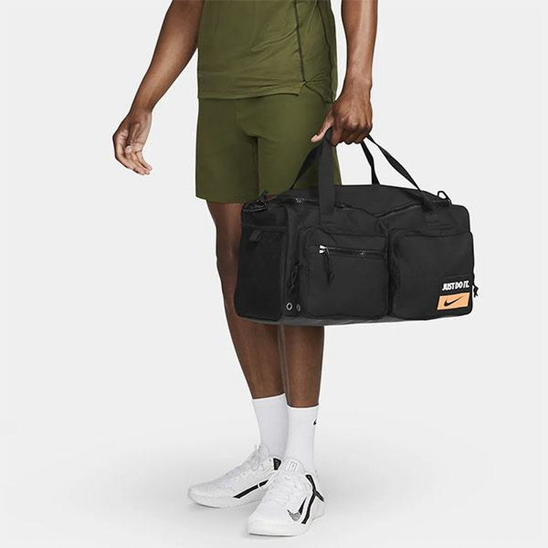 新品 NIKE DUFFEL BAG ナイキ ダッフルバッグ ボストンバッグ ブラック