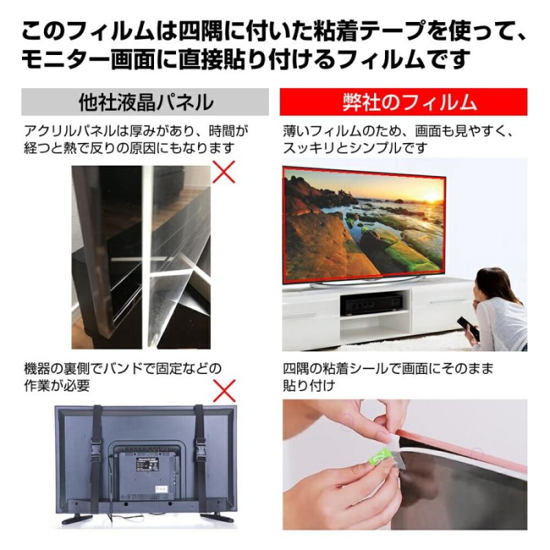 パナソニック VIERA TH-65LX950 (65インチ) 液晶テレビ保護パネル 65型 ブルーライトカット | LINEブランドカタログ