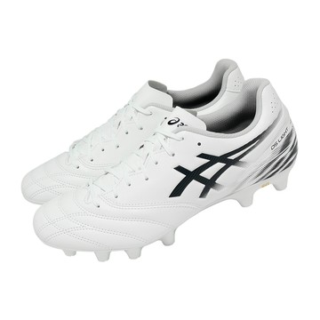 [ACS] Asics 亞瑟士 足球釘鞋 DS Light Club 2E 寬楦 男鞋 白 皮革 抓地 1103A128103