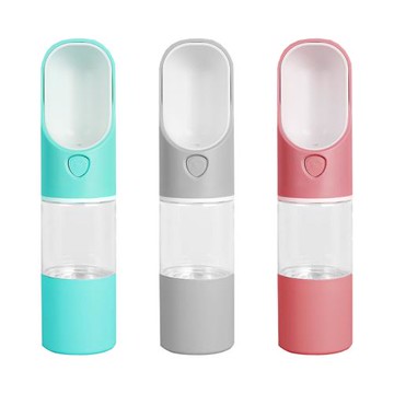 【哈街】二合一寵物隨行杯 飼料 餵水 外出水壺