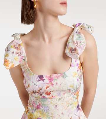 Zimmermann Harmony floral linen midi dress