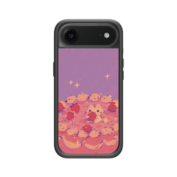 iPhone Air Mod NX -邊框背蓋組合 (相機按鈕) 黑 - Jazlynn - 草莓蛋糕