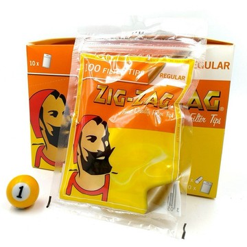 正品附發票 法國進口ZIG-ZAG捲煙濾嘴 標準8MM *每包100粒裝* ✦球球玉米斗✦