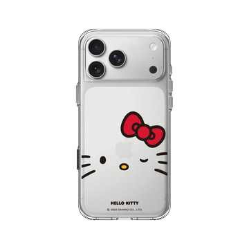 iPhone 17 Pro Max Clear Case（相機按鈕） 透明 - 三麗鷗-Hello Kitty - 啾咪