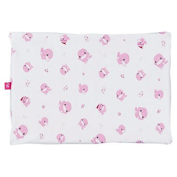 KU.KU Duckbill 酷咕鴨 親水透氣嬰兒乳膠枕套  1個  粉色  43 x 29.5cm