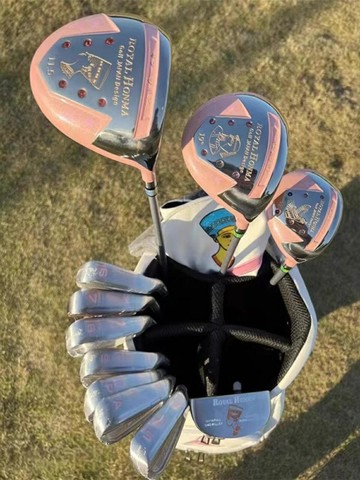 2023新款正品紅馬honma高爾夫球桿花仙子女士套桿初學者碳素球桿