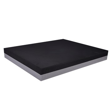 THE ONE UNITED 加大加厚雙層高彈止滑TPE超慢跑墊 50 x 40 x 6cm 黑灰色  1個