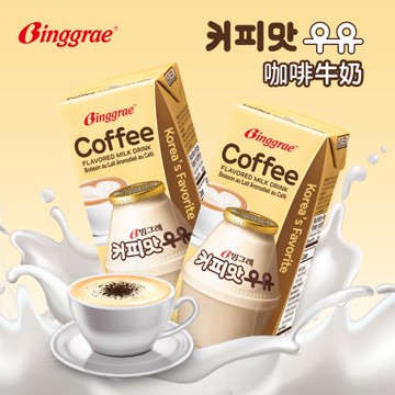 【韓味不二】Binggrae韓國人氣咖啡牛奶24入組/箱