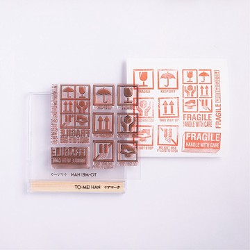 TO-MEI HAN  care mark - 可重複黏貼光聚合樹脂透明印章 -