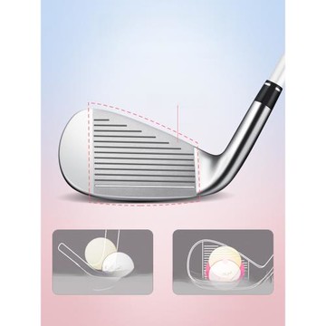 PGM高爾夫球桿女士7號鐵桿不銹鋼桿頭golf初學練習桿/職業比賽桿