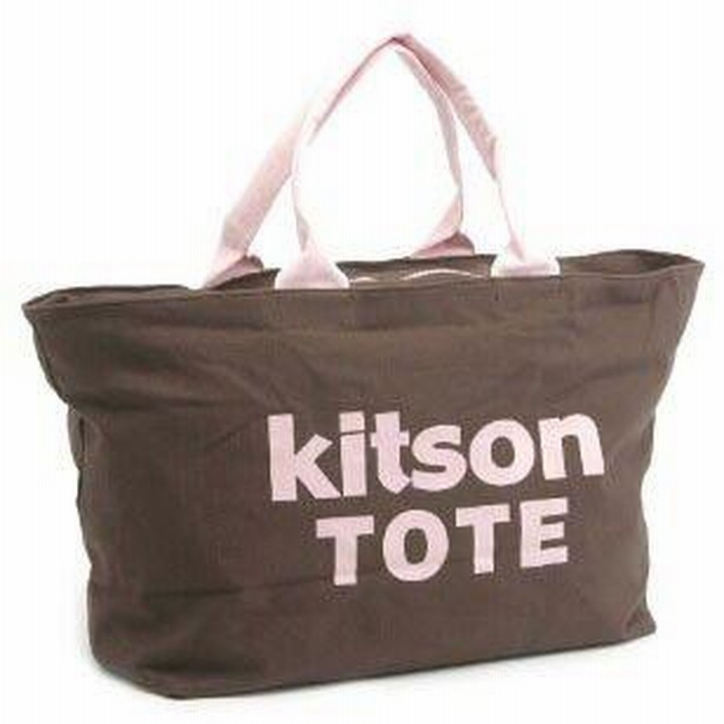 ネコポス 送料無料】KITSON☆キットソン☆Large Canvas Tote Bag