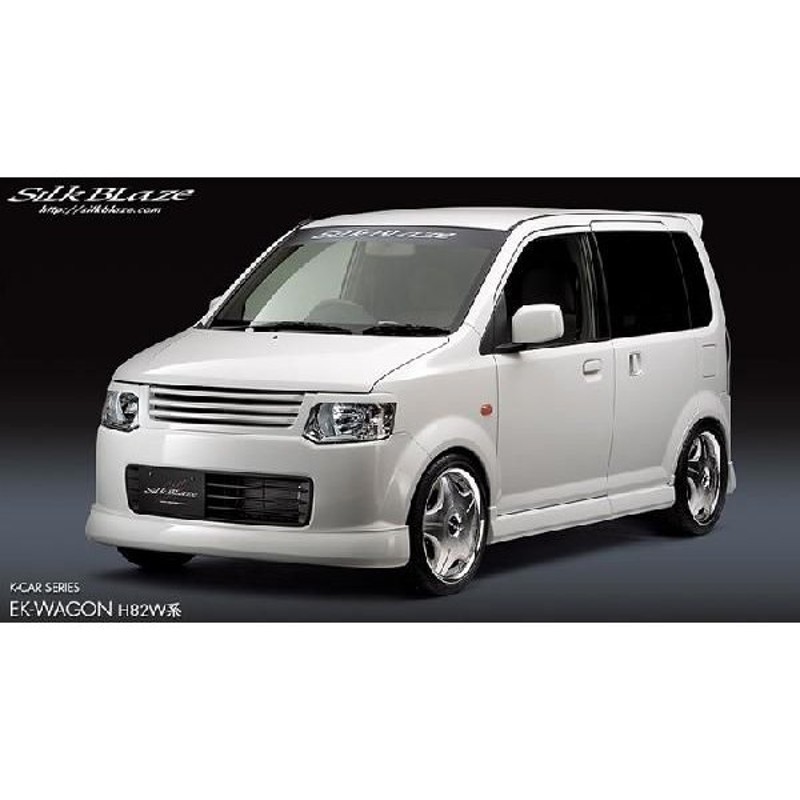 ☆三菱 EKワゴン H82W 前期・後期用リヤハーフスポイラー新品