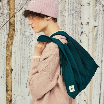 JOSEPH AND STACEY針織素色百褶包-大-多色