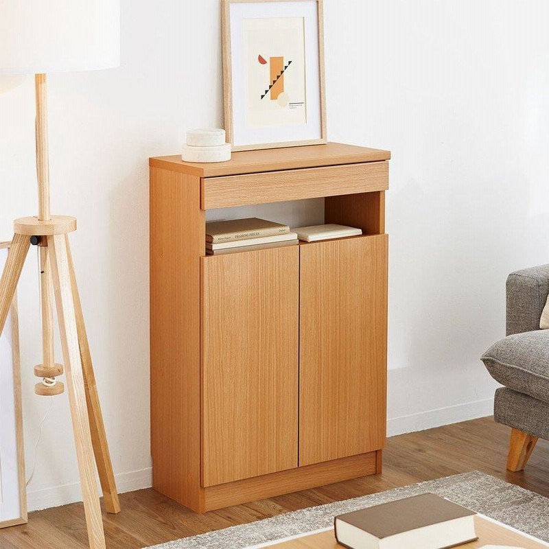 壁面収納 FAX台 固定電話 モデム ルーター コンパクト スリム 収納  