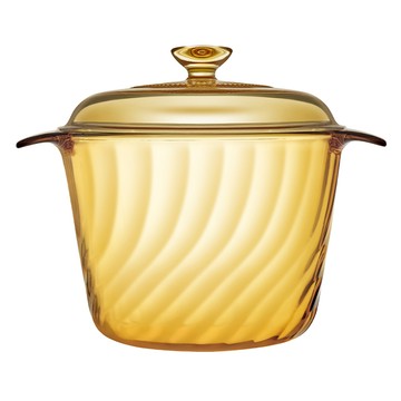Corelle Brands 康寧餐具 Trianon 晶炫透明鍋 3.5L  20cm  黃色  1個