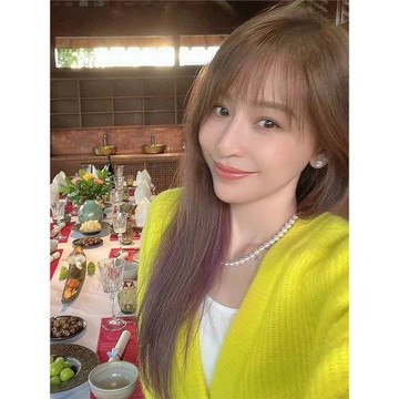 許妍同款施家天然淡水珍珠項鏈女頸鏈輕奢小眾高級感鎖骨鏈毛衣鏈