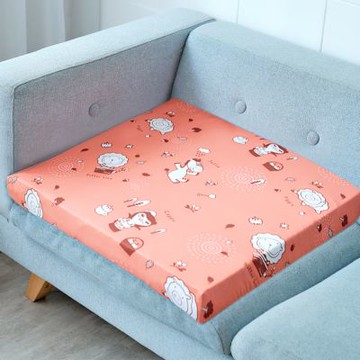 【奶油獅】森林野餐-台灣製造-高支撐記憶聚合紓壓坐墊/沙發墊/實木椅墊54x56cm-(一入)3色可選