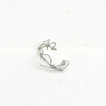 銀色葉影子戒指