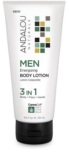 Andalou Naturals MEN Energizing Body Lotion 3 In 1 8.5 fl oz