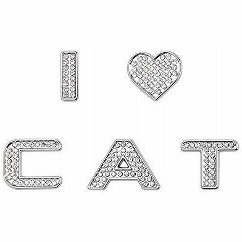 Catland エンブレムチャーム 猫 エンブレム 車用 ステッカー アルファベット ハート ネコ 猫好き かわいい おしゃれ ドレスアップ アクセサ 通販 Lineポイント最大get Lineショッピング